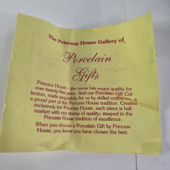 Princess House Exclusive Handcrafted Porcelain Vintage Trinket Box Japan Floral - Picture 4 of 12